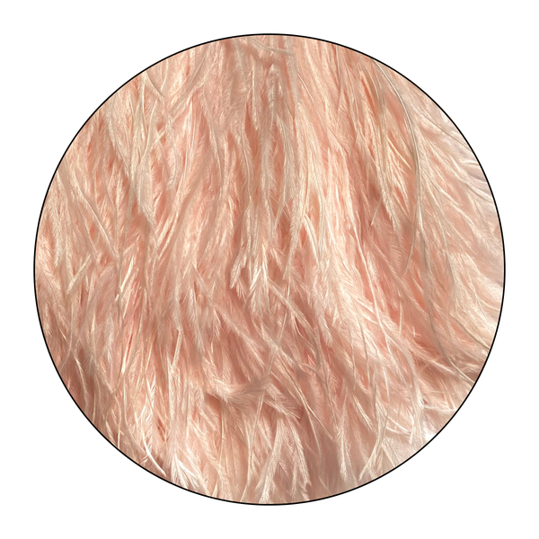Pluma de lujo - Rosa Coral