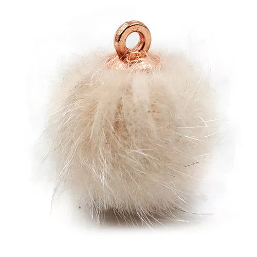 Pompón pendiente peluche