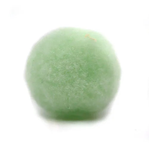 Pompón algodón acrílico – Verde menta