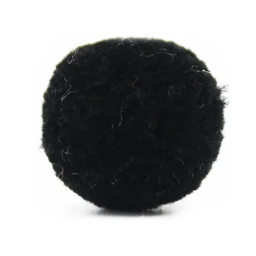 Pompón felpa – Negro