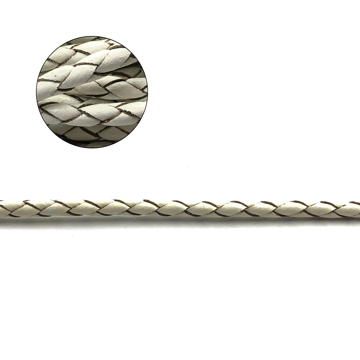 Cuerina Tipo Cuero Trenzado 3mm