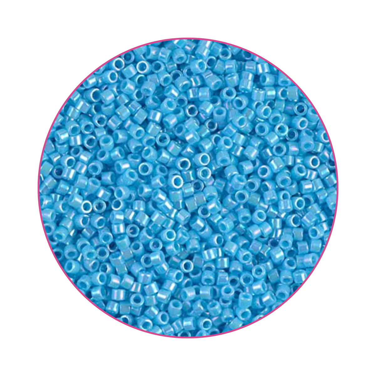 DB-0164 Miyuki Delica 11/0, Turquoise Blue AB