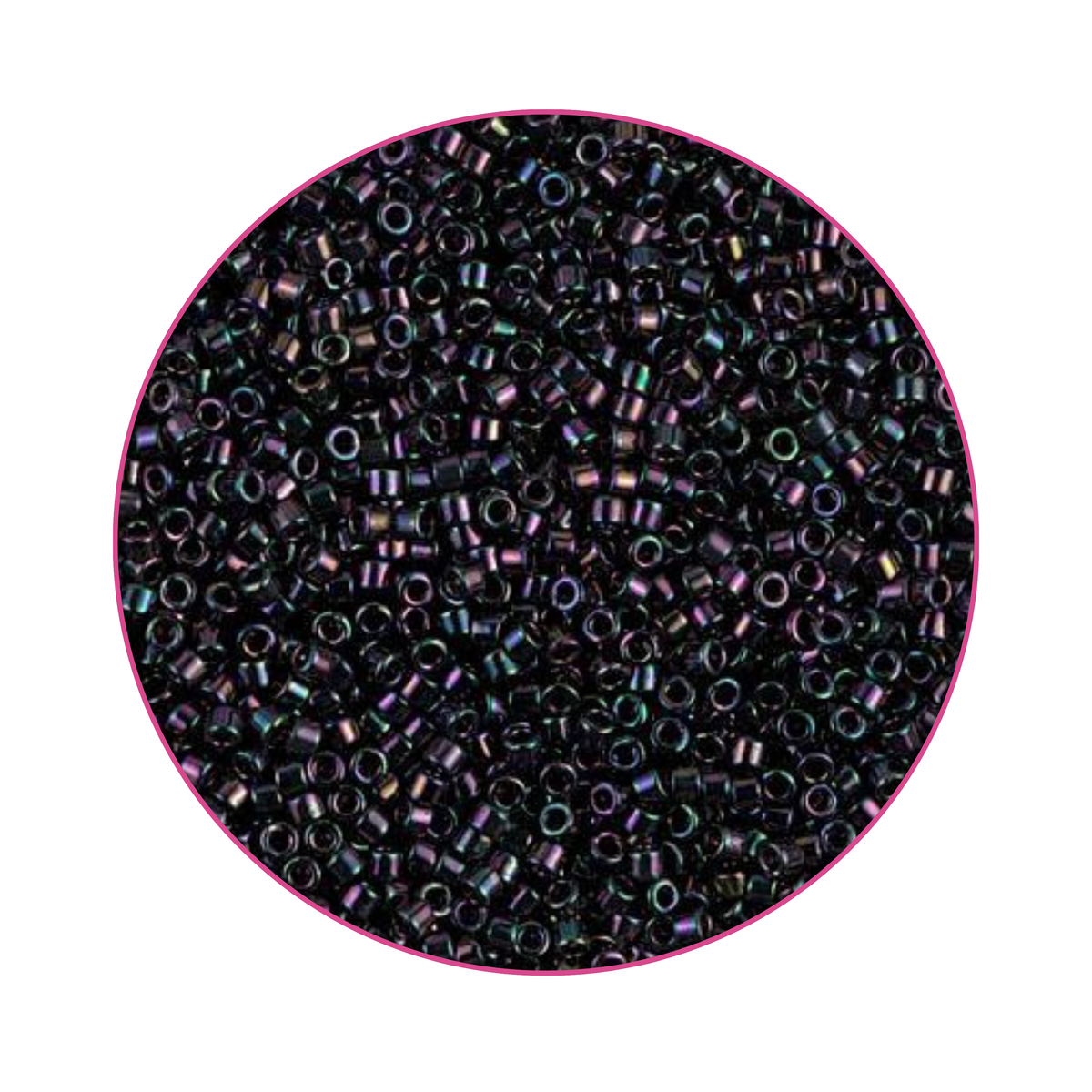 DB-0004 Miyuki Delica 11/0, Iris Púrpura Metálico