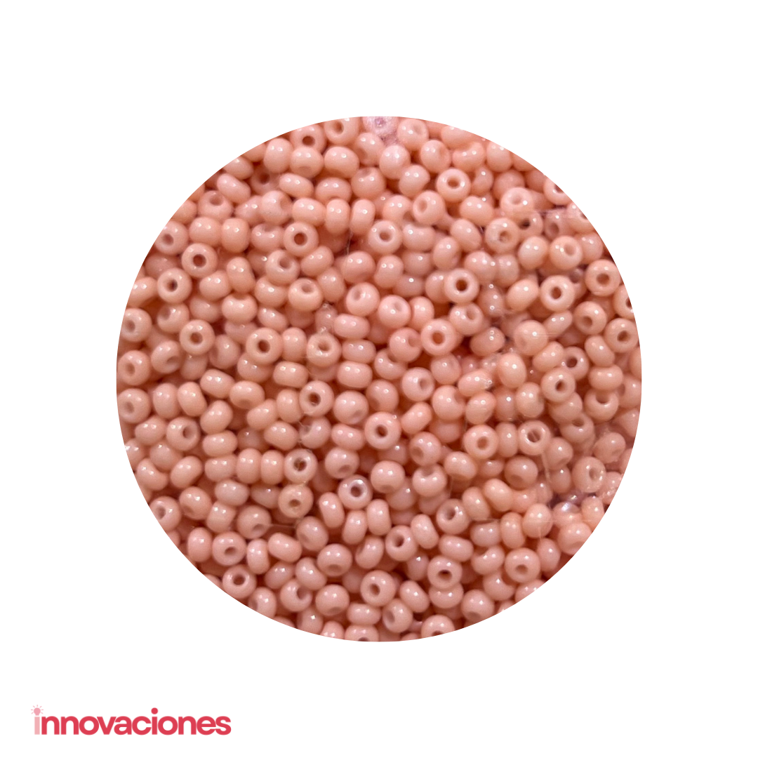 Mostacilla Checa #10 Rosado Bebé