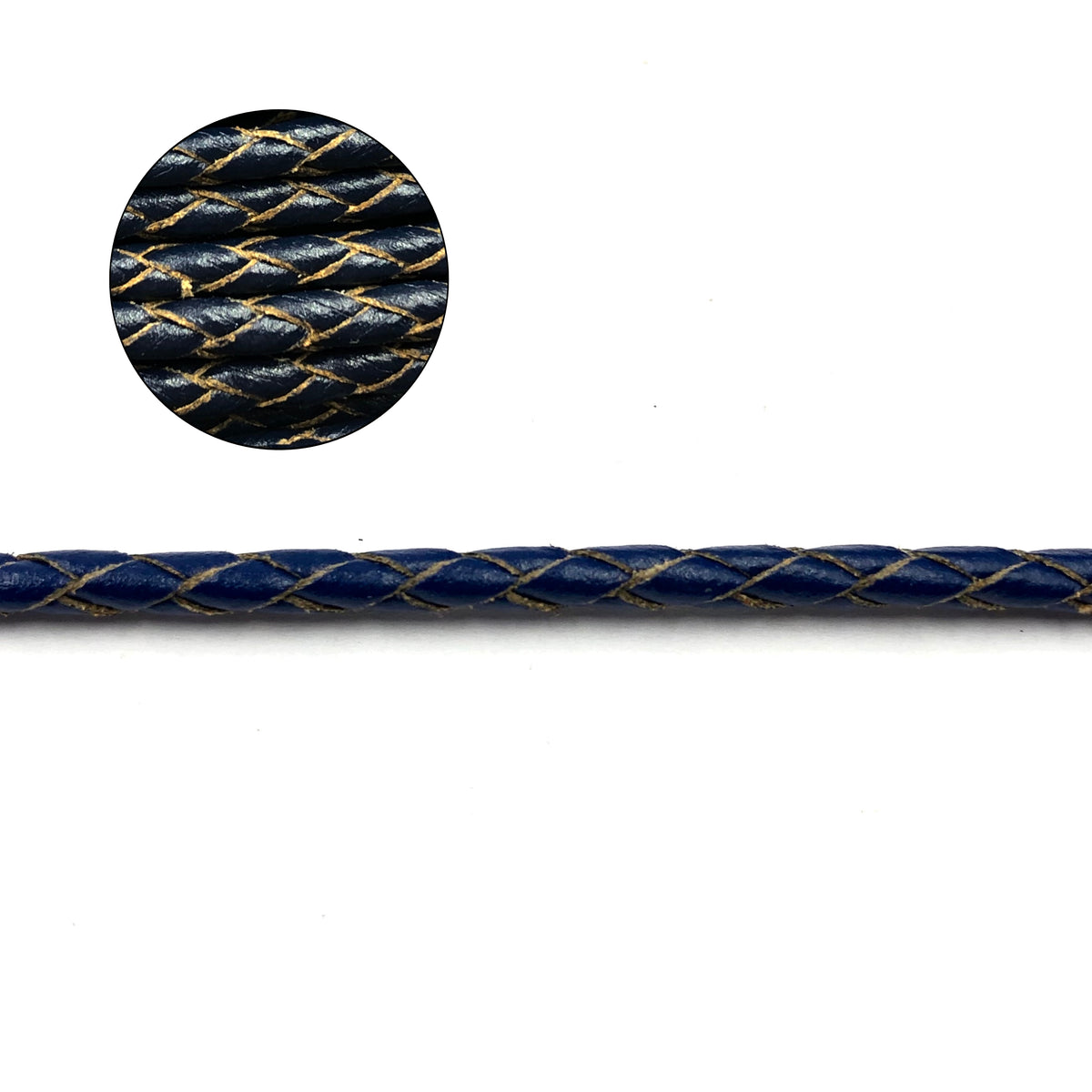 Cuerina Tipo Cuero Trenzado 3mm