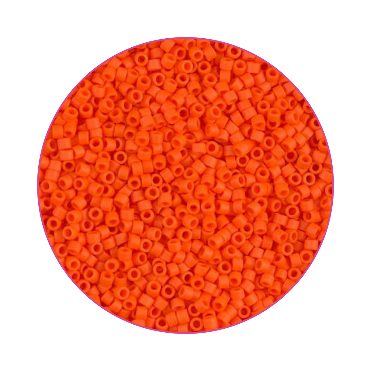 DB-0752 Miyuki Delica 11/0 Naranja Mate Opaco