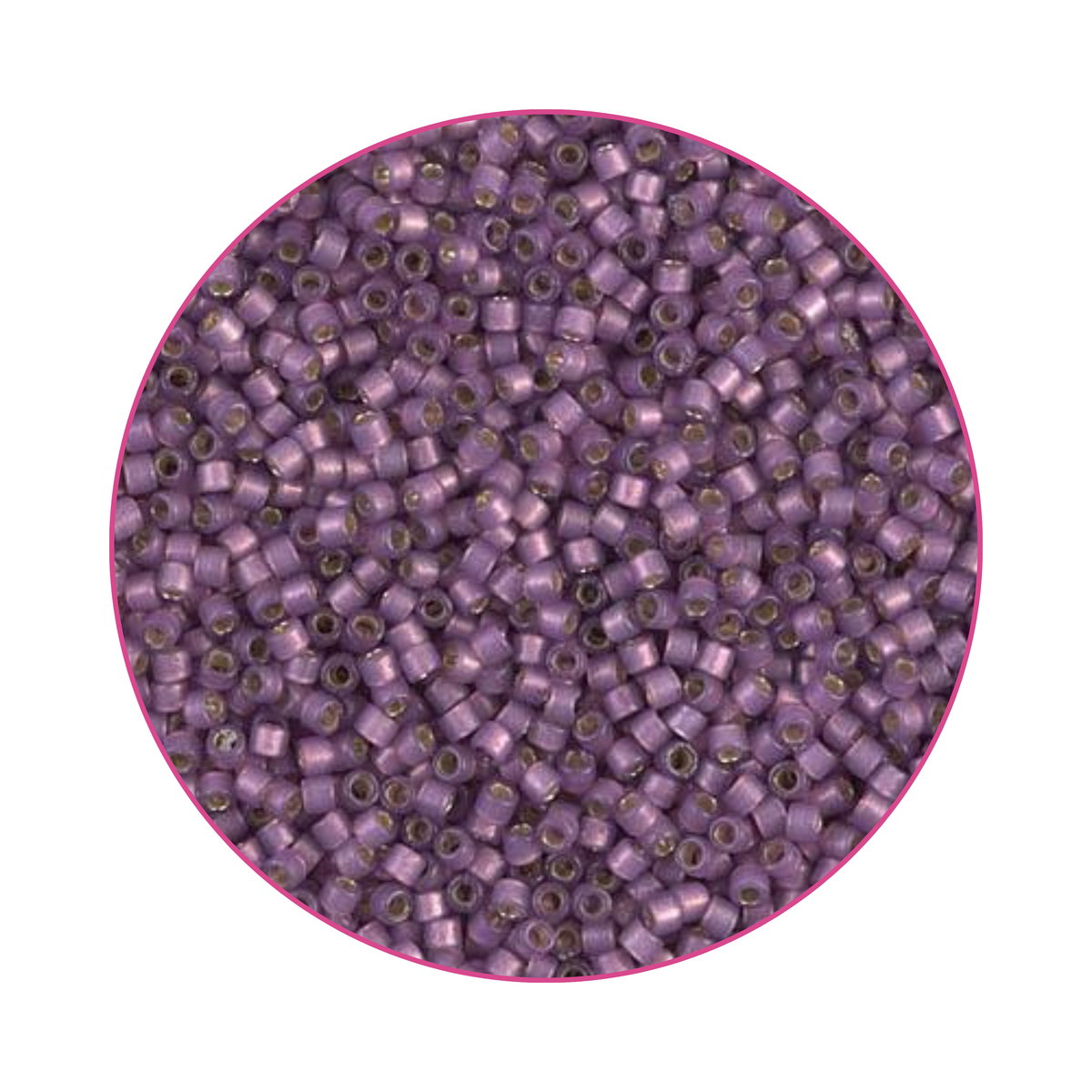 DB-2182 Miyuki Delica 11/0 Plateado Purpura Mate