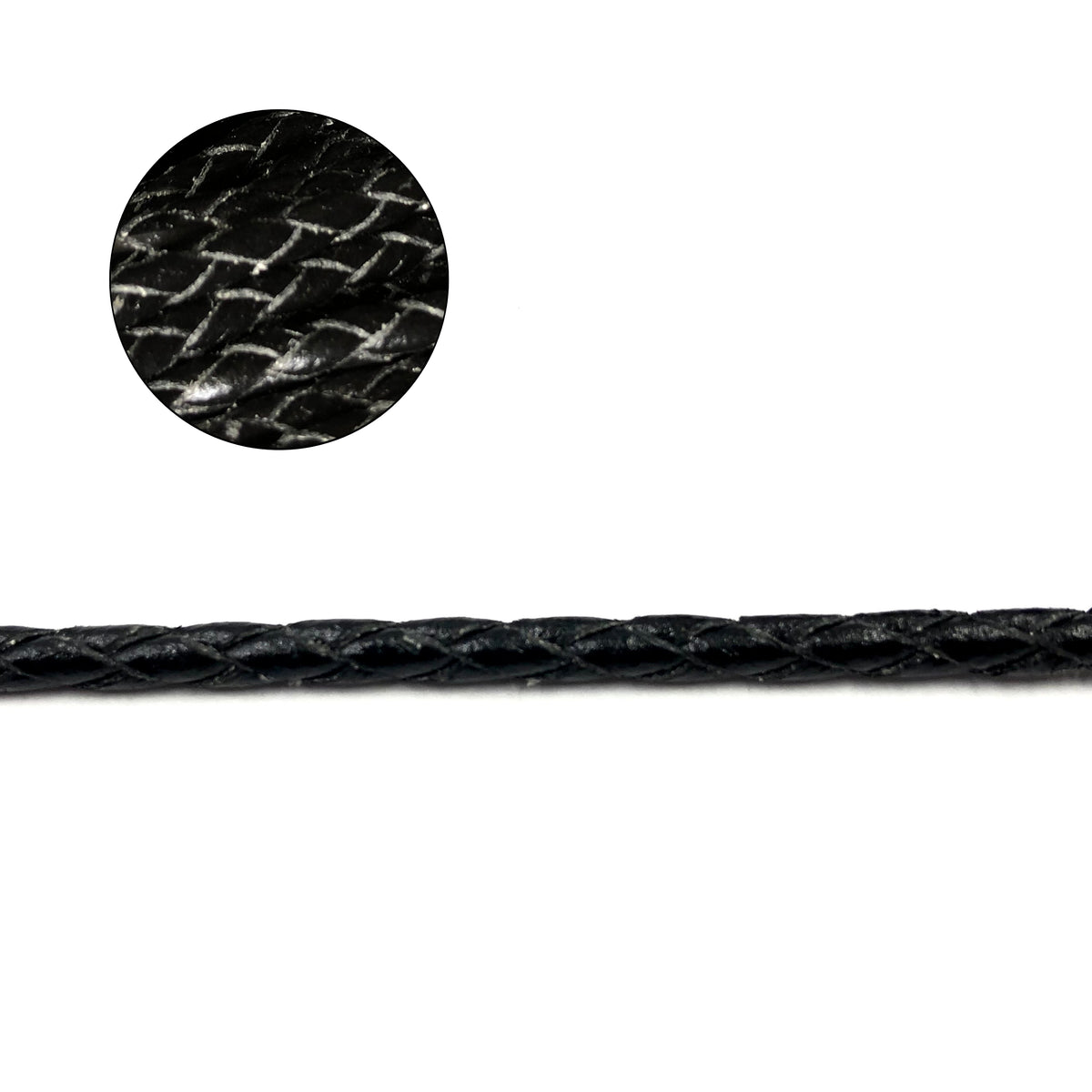Cuerina Tipo Cuero Trenzado 3mm
