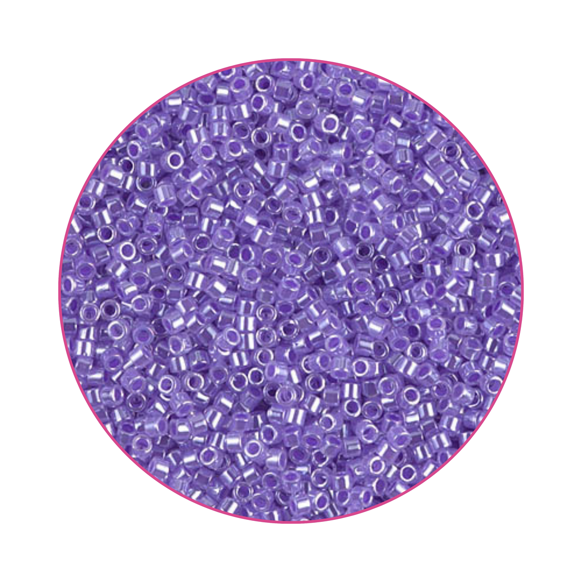 DB-0249 Miyuki Delica 11/0 Lined Crystal Purple