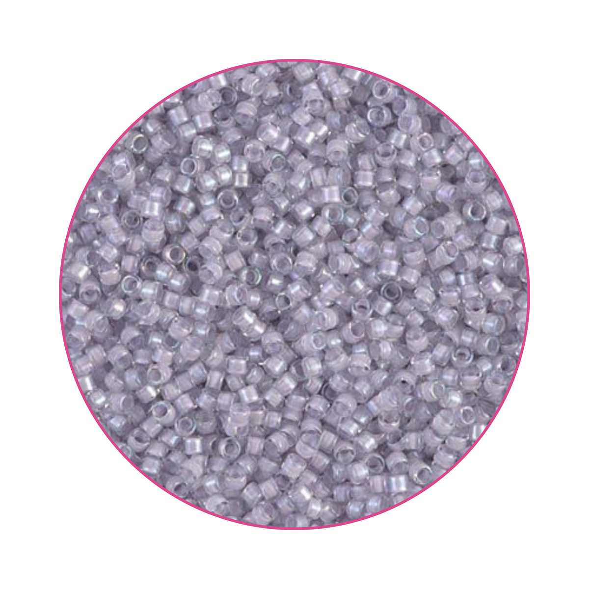 DB-0080 Miyuki Delica 11/0, Crystal Lavender AB