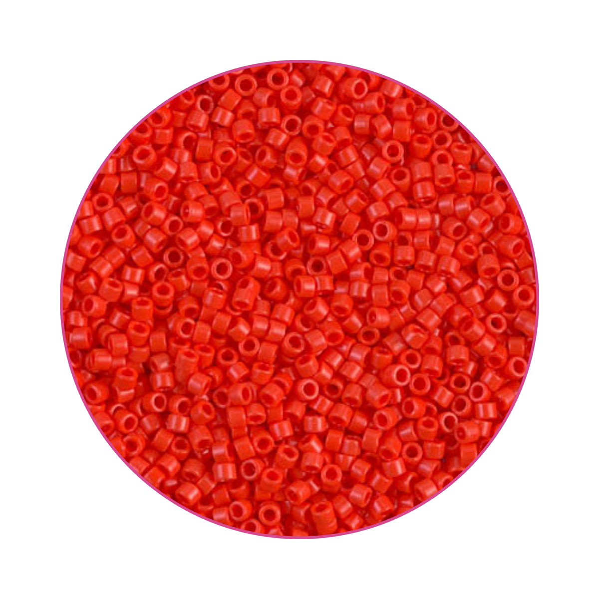 DB-0727 Miyuki Delica 11/0 Rojo Coral Opaco