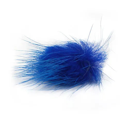 Pompón cola conejo – Azul rey