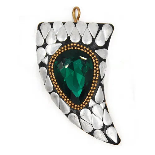 Dije cacho – Plateado, Verde