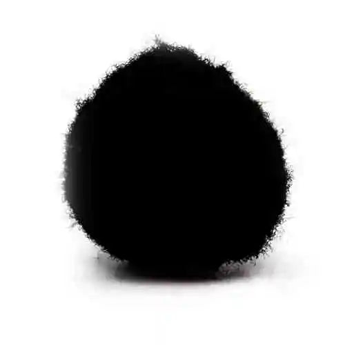 Pompón algodón acrílico – Negro
