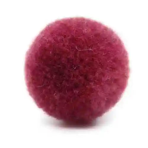 Pompón felpa – Rosado oscuro