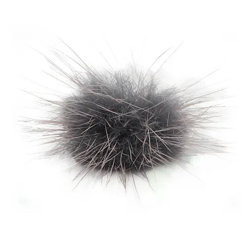 Pompón cola conejo – Gris medio