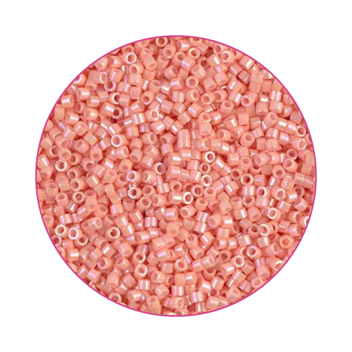 DB-0207 Miyuki Delica 11/0, Opaque Tea Rose Luster