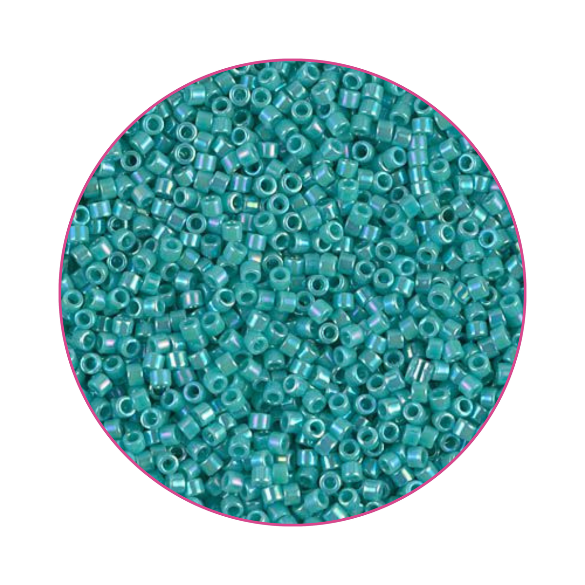 DB-0166 Miyuki Delica 11/0, Opaque Turquois Ab