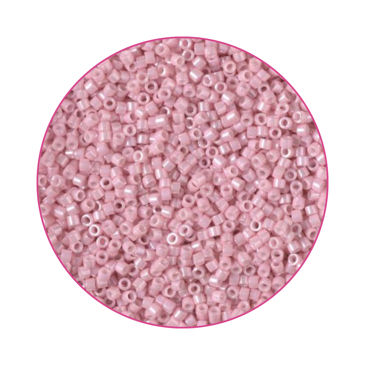 DB-1907 Miyuki Delica 11/0 Rosa Pastel Luster Opaco