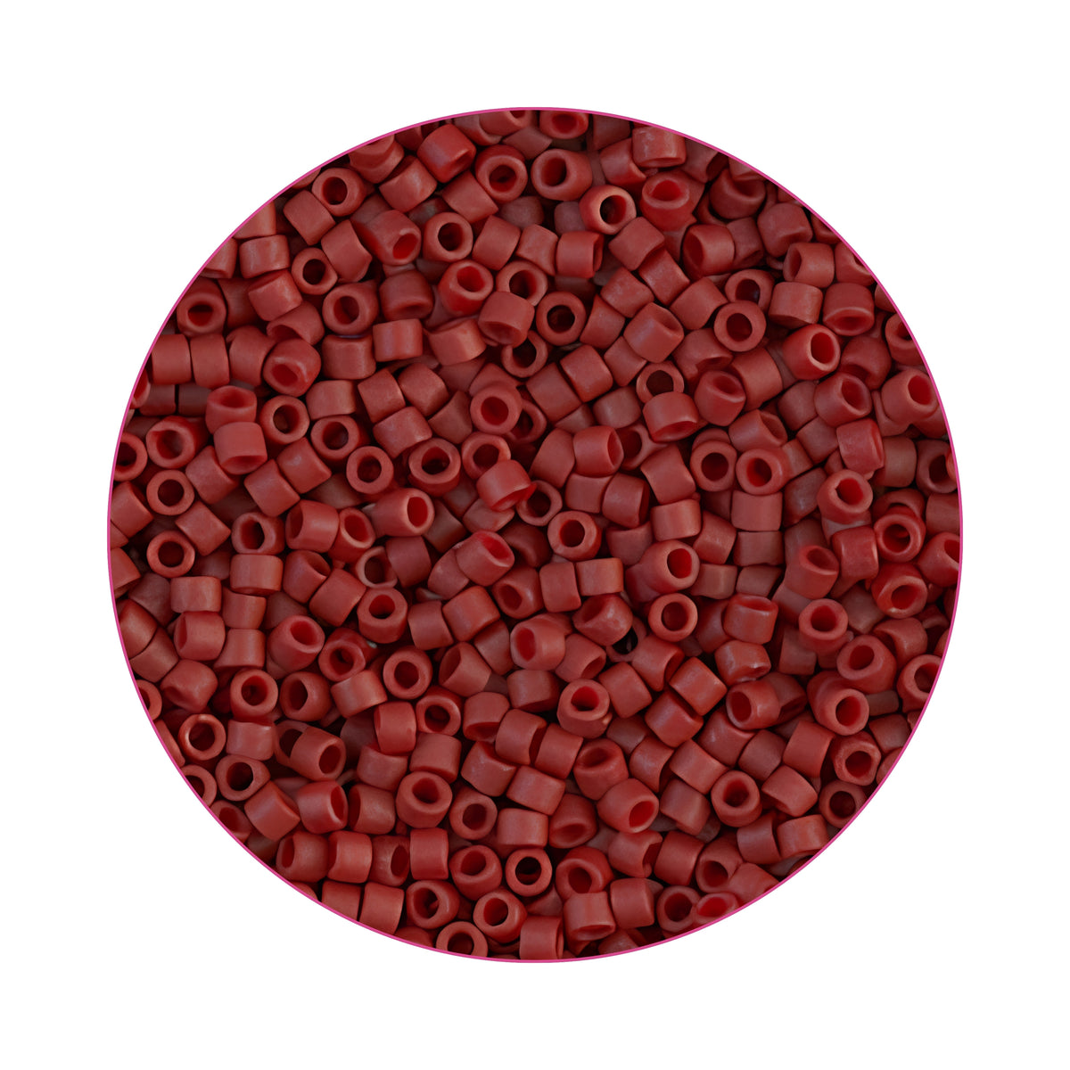 DB-0378 Miyuki Delica 11/0 Rojo Ladrillo Metálico Mate
