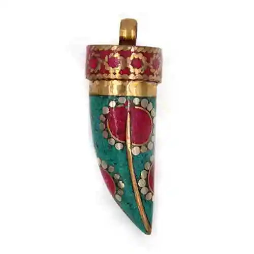 Dije cacho – Turquesa, Rojo, Dorado
