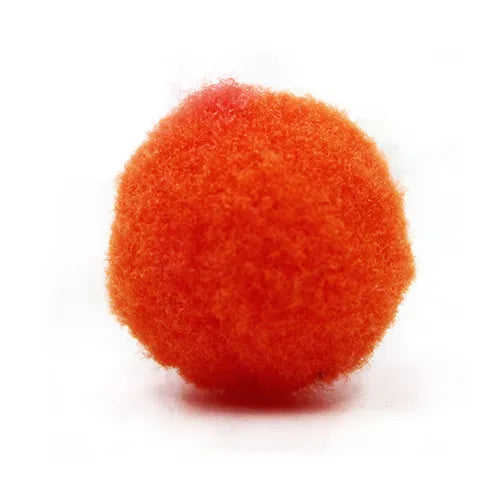 Pompón algodón acrílico – Naranja