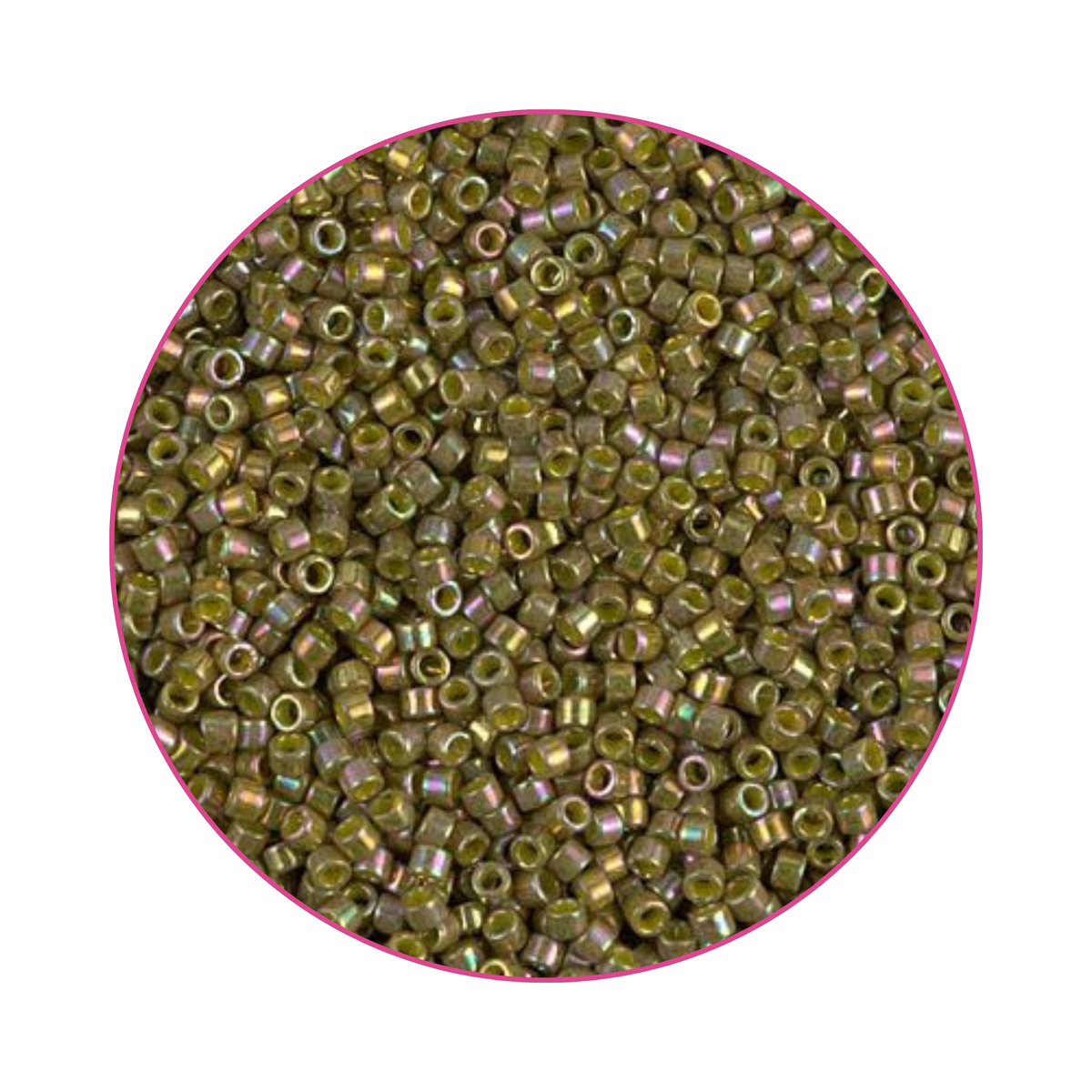 DB-0133 Miyuki Delica 11/0, Opaque Golden Olive Luster