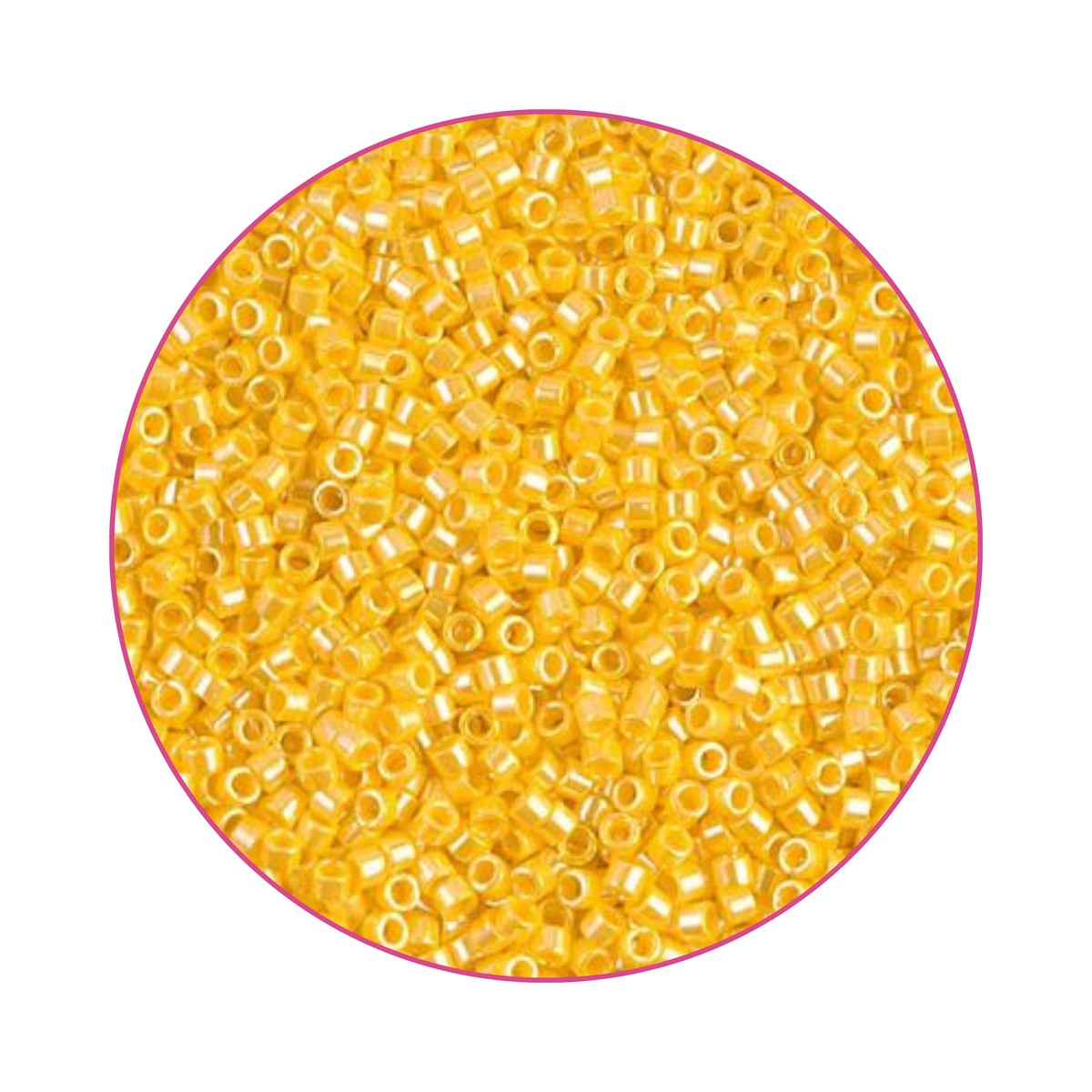 DB-1562 Miyuki Delica 11/0 Amarillo canario luster opaco