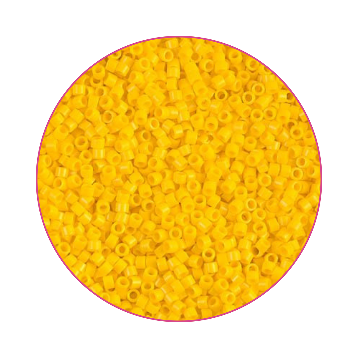 DB-1132 Miyuki Delica 11/0 Amarillo canario Opaco