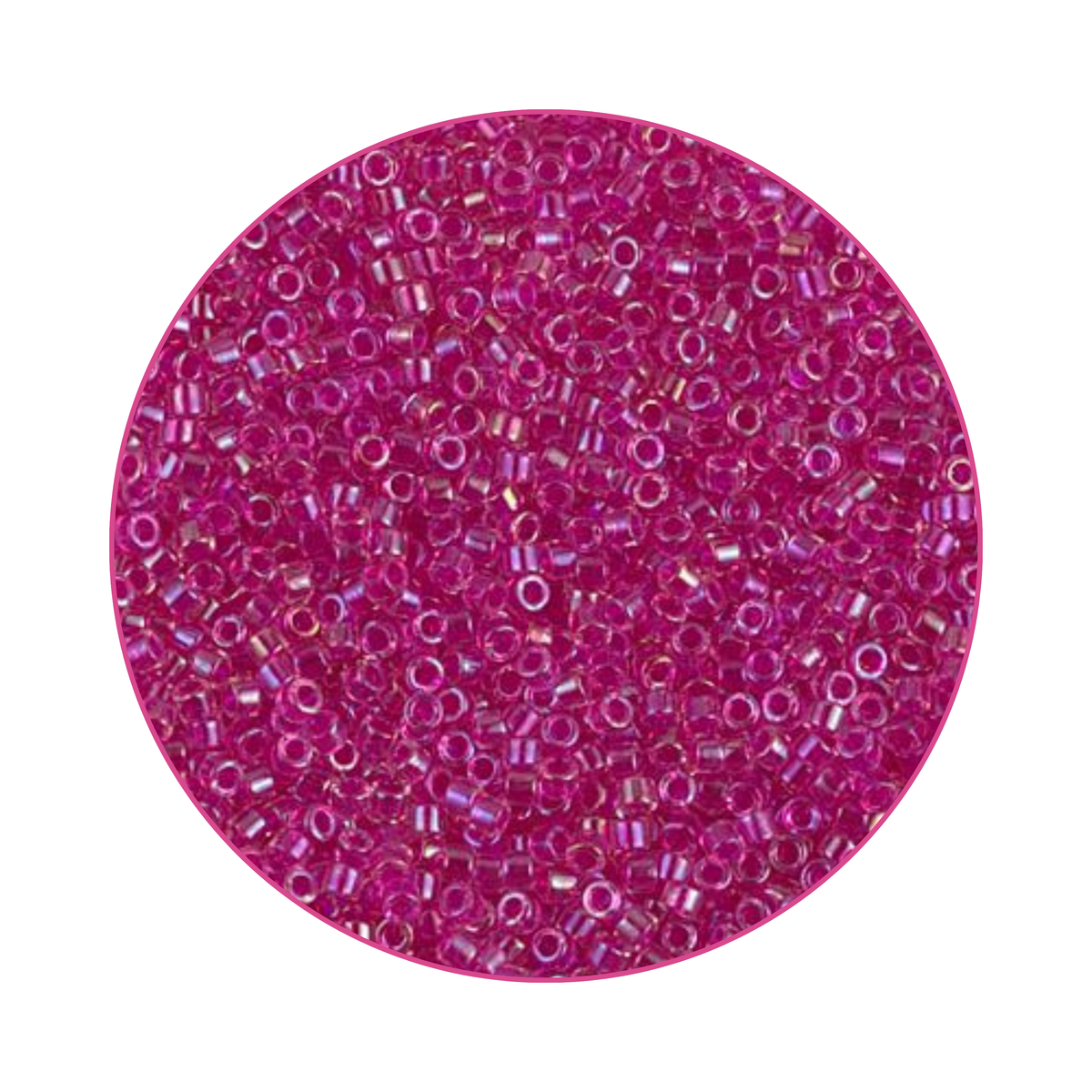 DB-1743 Miyuki Delica 11/0 Fucsia Cristal AB