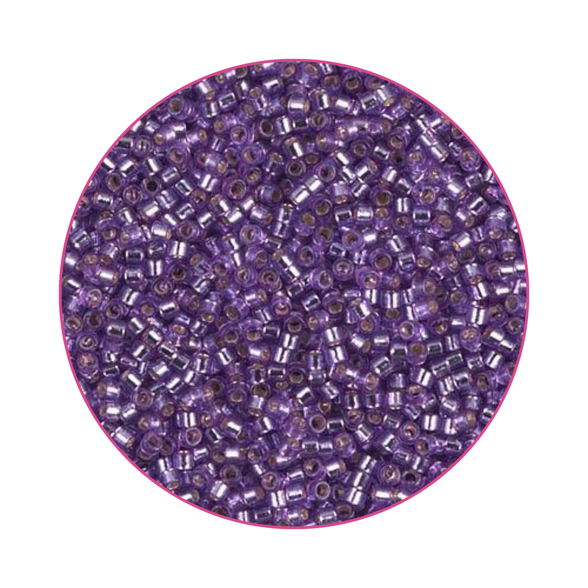 DB-2168 Miyuki Delica 11/0 Purpura Plateada Duracoat