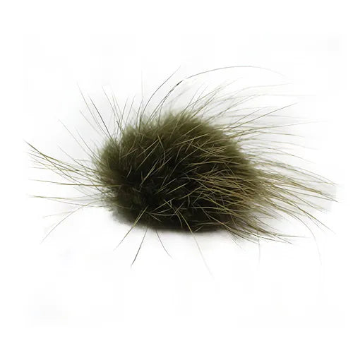 Pompón cola conejo – Verde olivia
