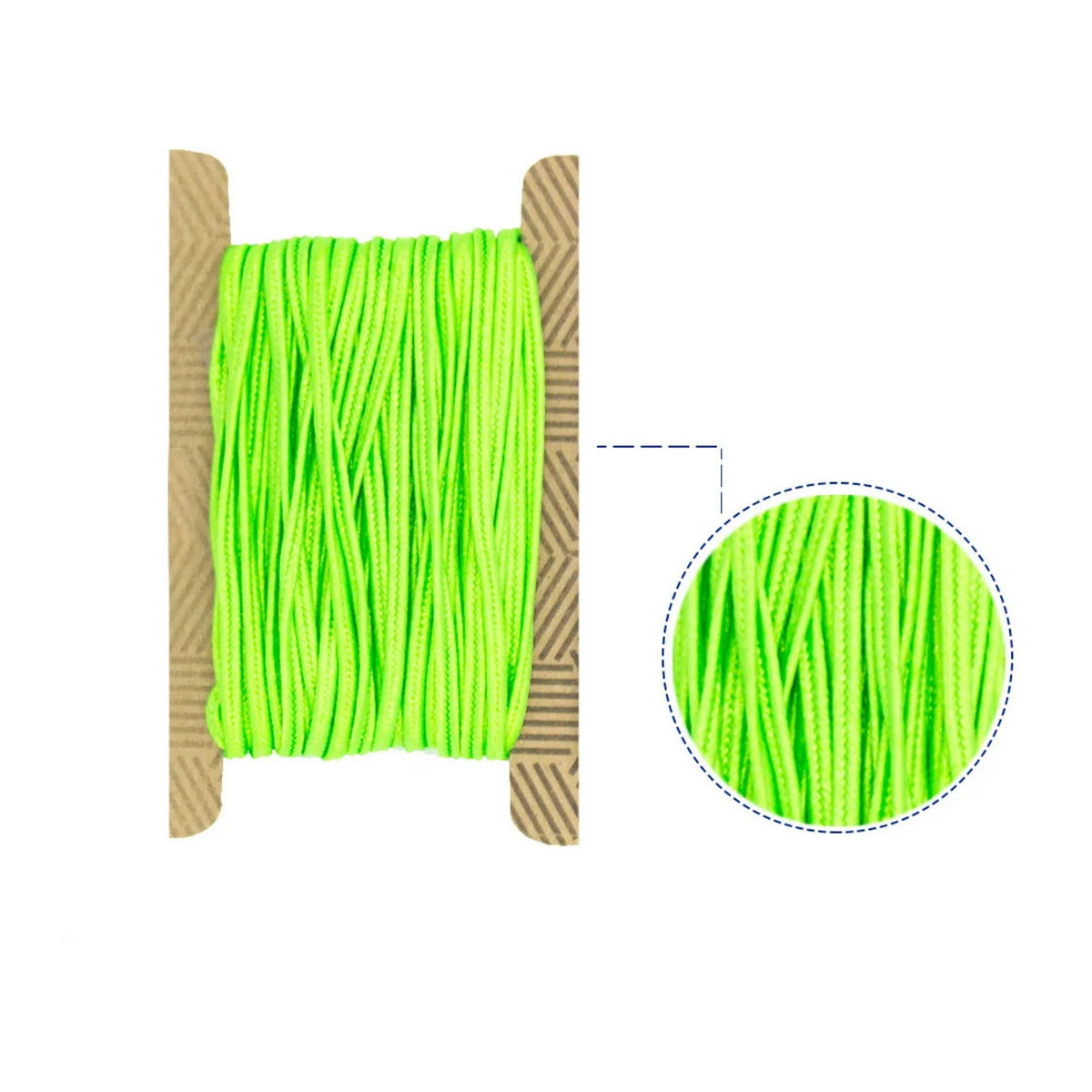 Cordón Chino Soutache Green Lumi/Verde Lumi CS034