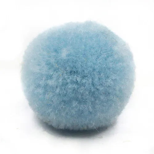 Pompón felpa – Azul claro