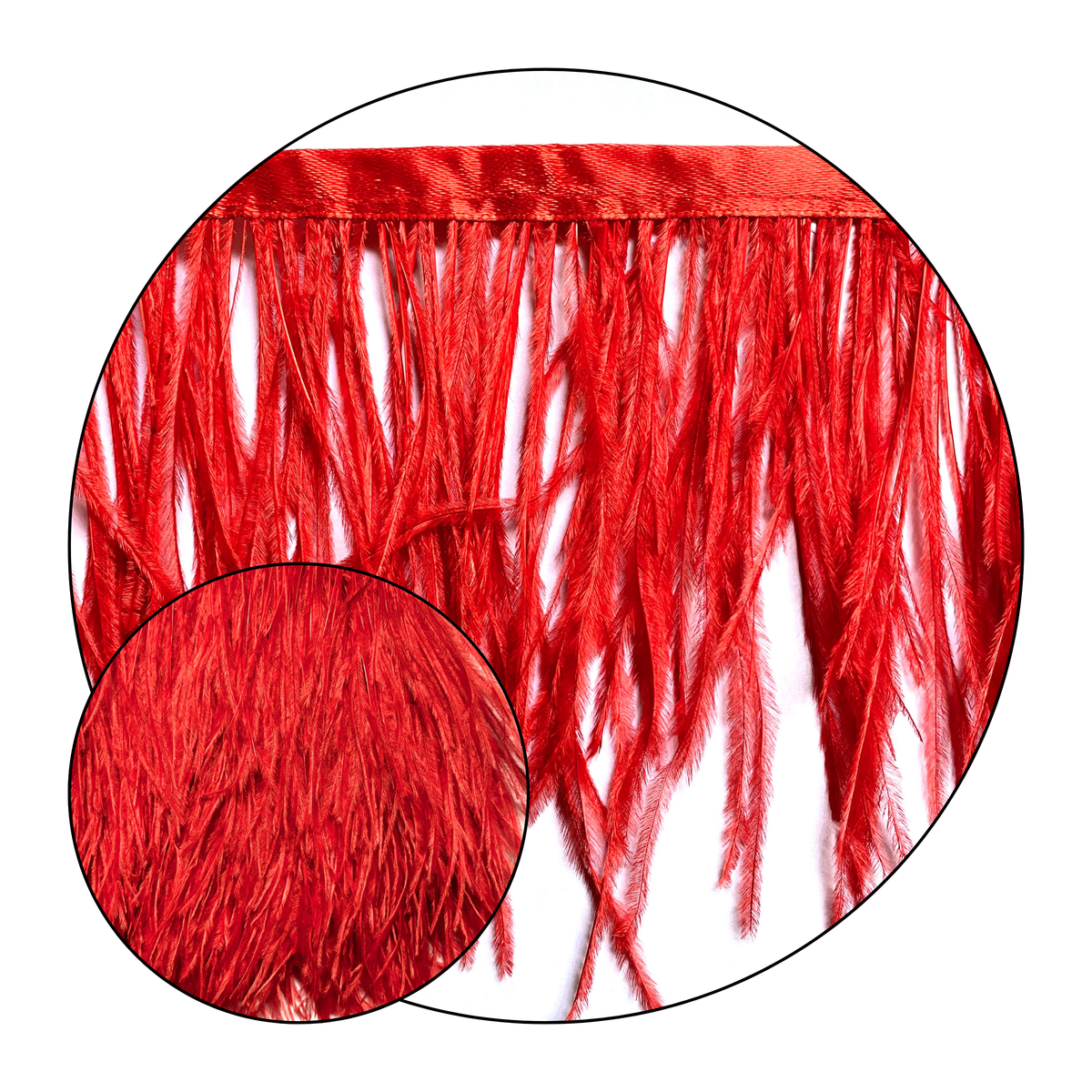 Pluma de lujo - Rojo Burgundy