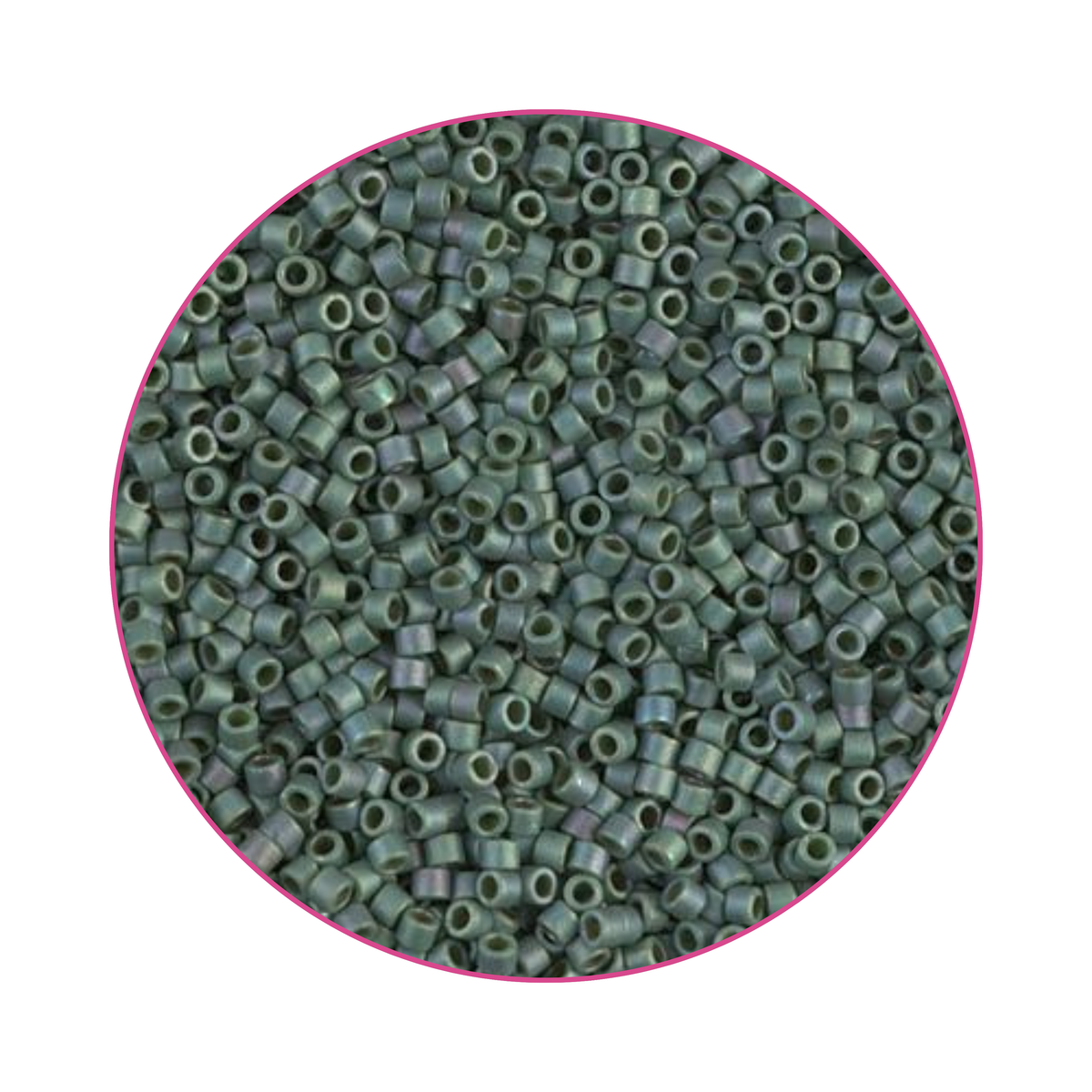 DB-0373 Miyuki Delica 11/0 Matte Metallic Under Leaf Green
