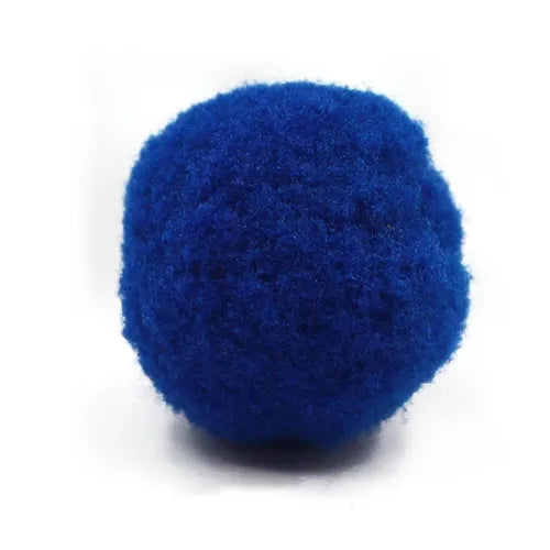 Pompón algodón acrílico – Azul rey