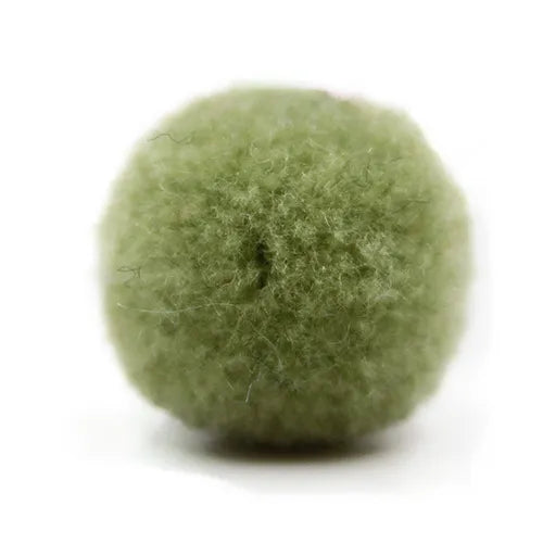 Pompón felpa – Verde medio