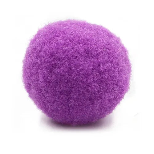 Pompón algodón acrílico – Morado