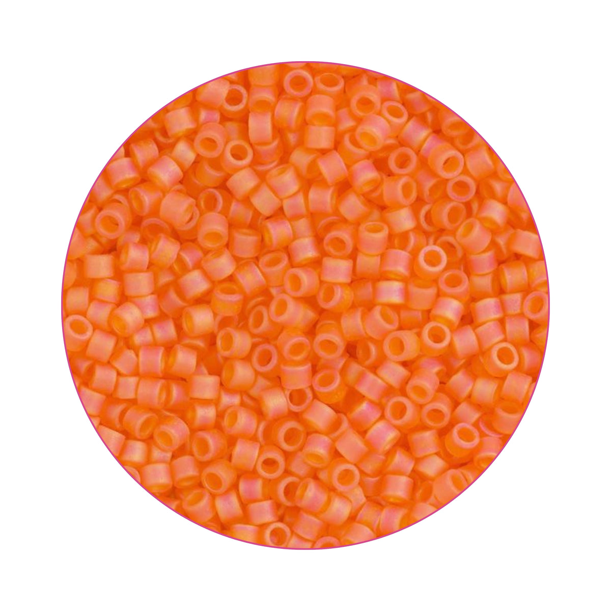 DB-0855 Miyuki Delica 11/0 Naranja AB Mate