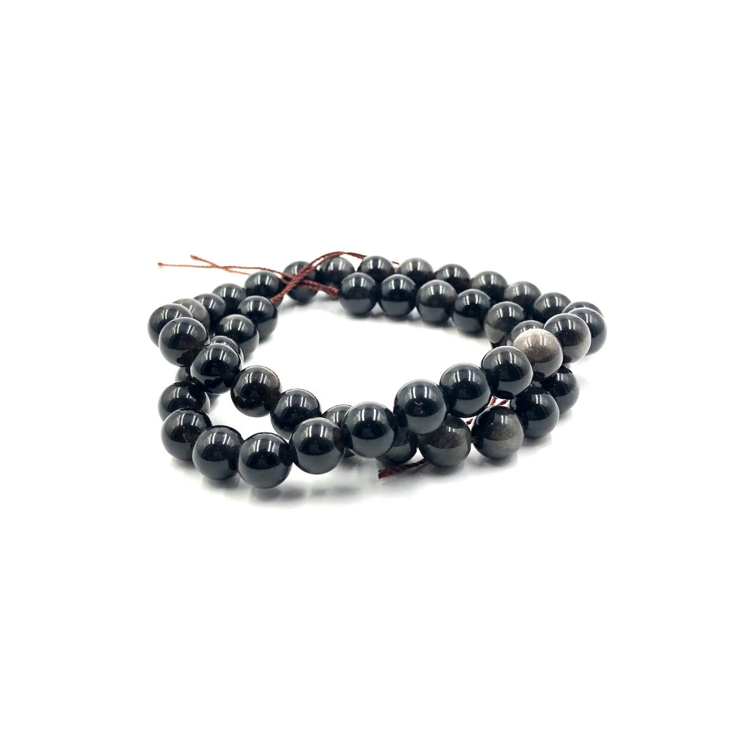 Piedra Semipreciosa-Obsidiana Silver