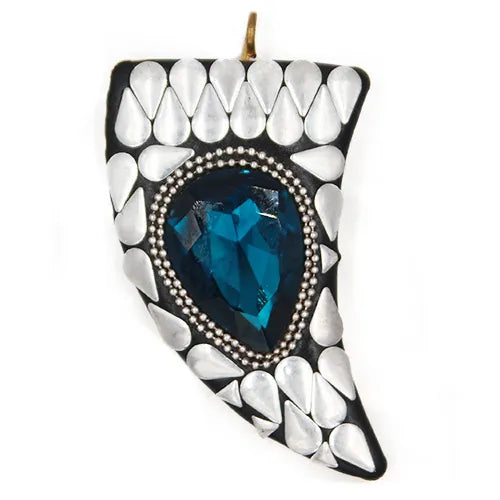 Dije cacho – Plateado, Azul