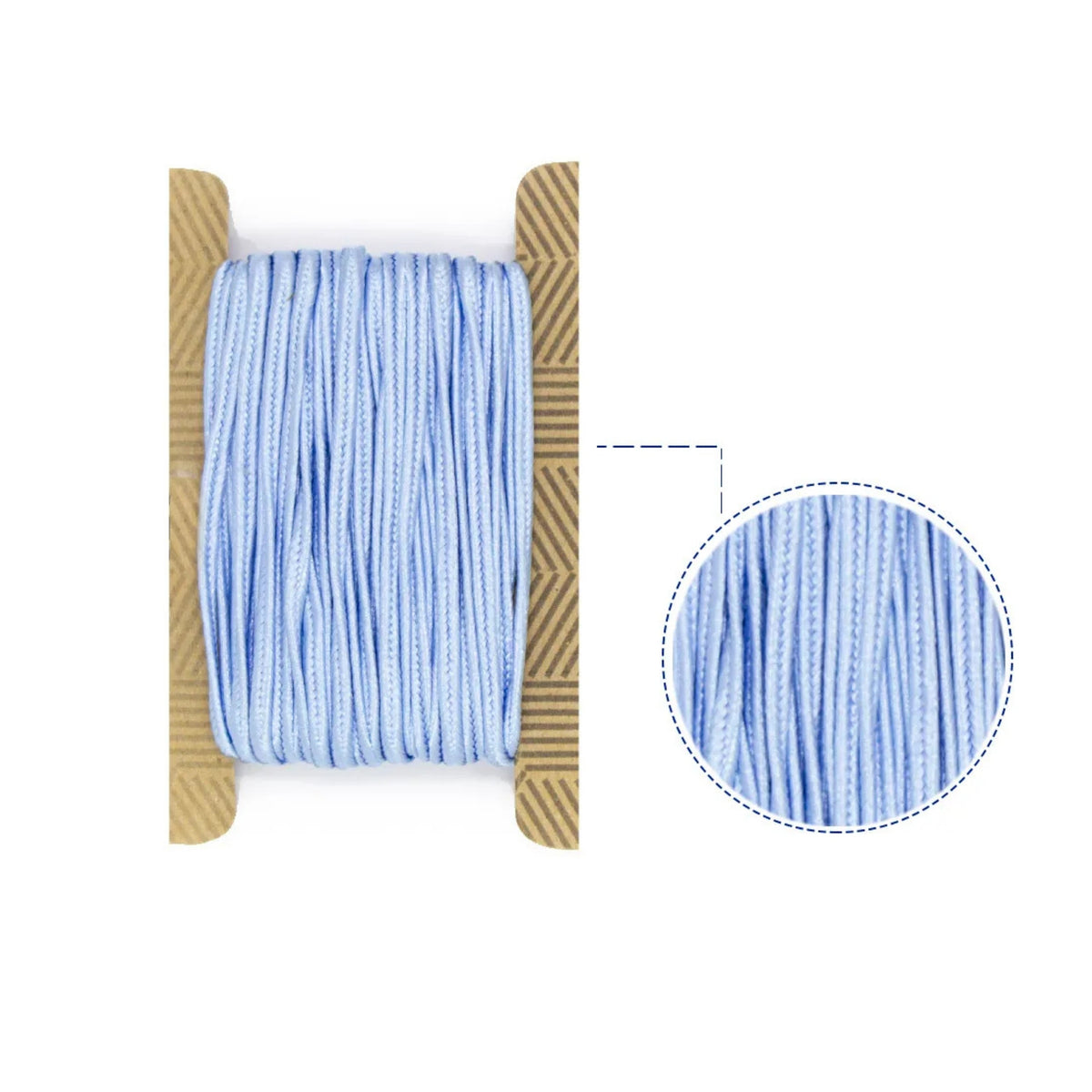Cordón Chino Soutache Maya Blue/Azul Maya CS023
