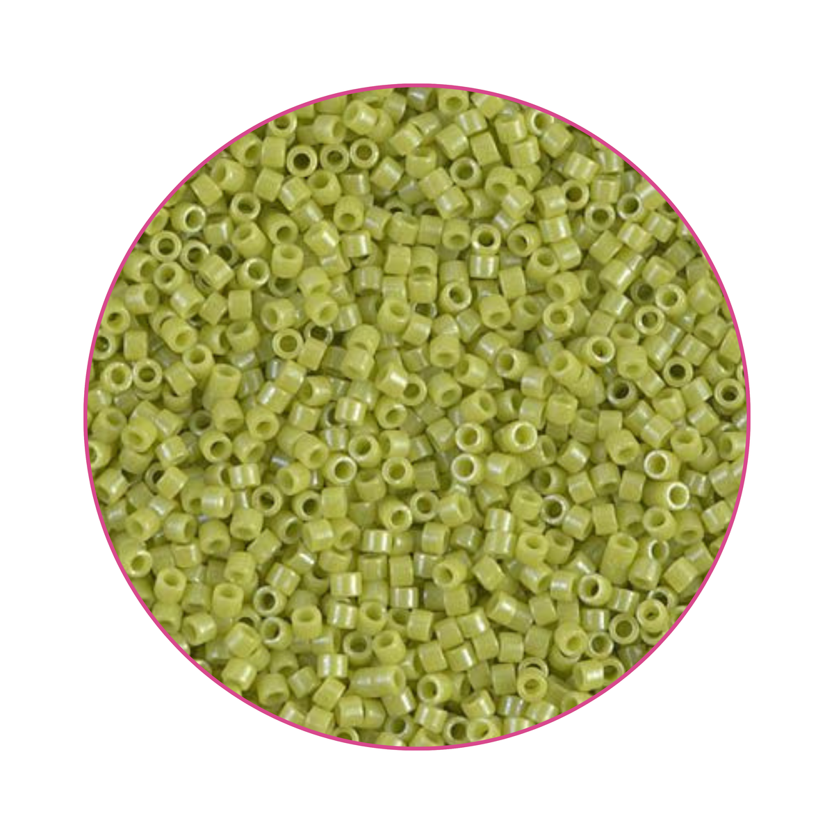 DB-0262 Miyuki Delica 11/0 Opaque Pea Green Luster
