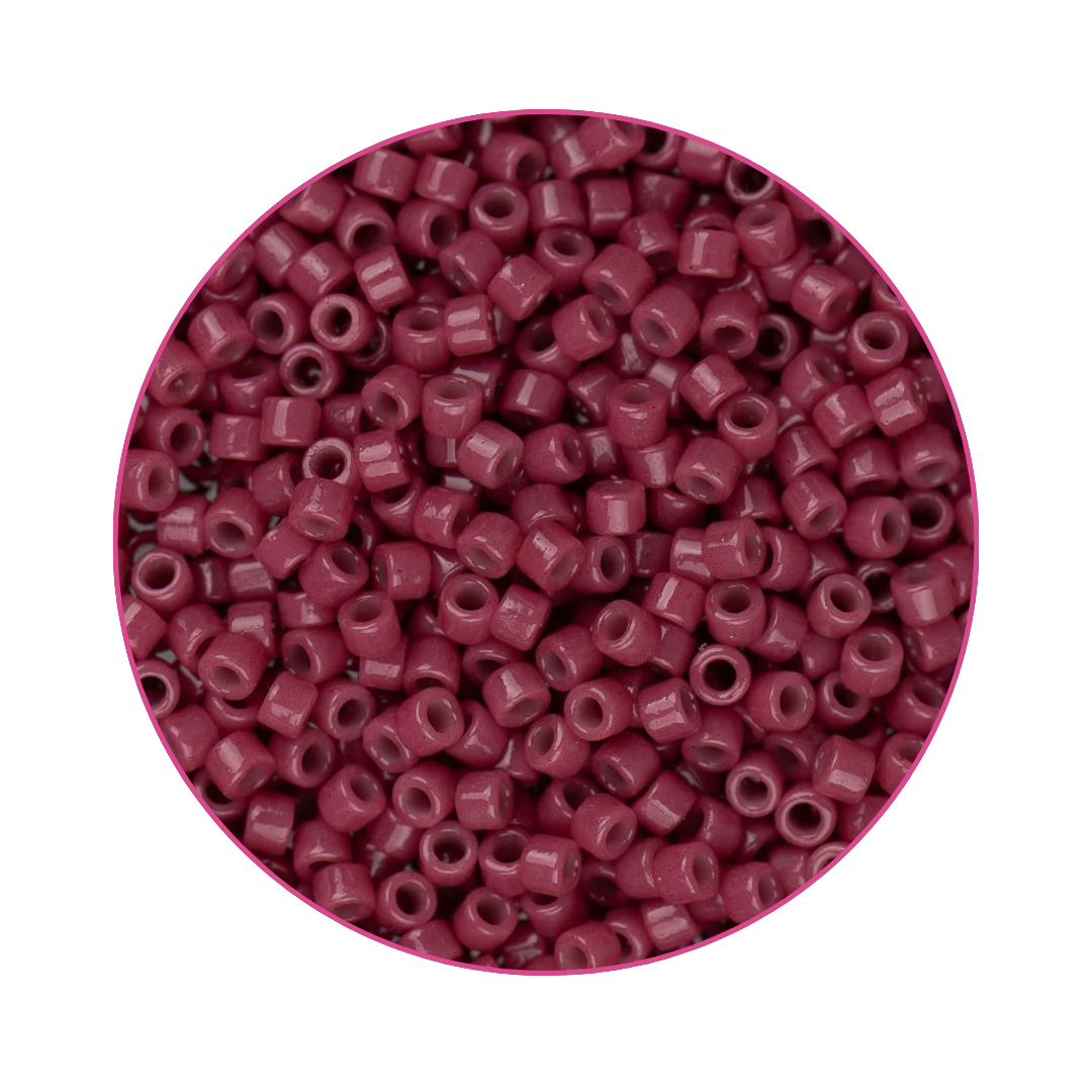 DB-2118 Miyuki Delica 11/0 Purpura Rosa Opaco Duracoat