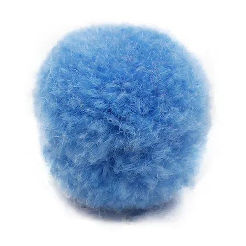 Pompón felpa – Celeste