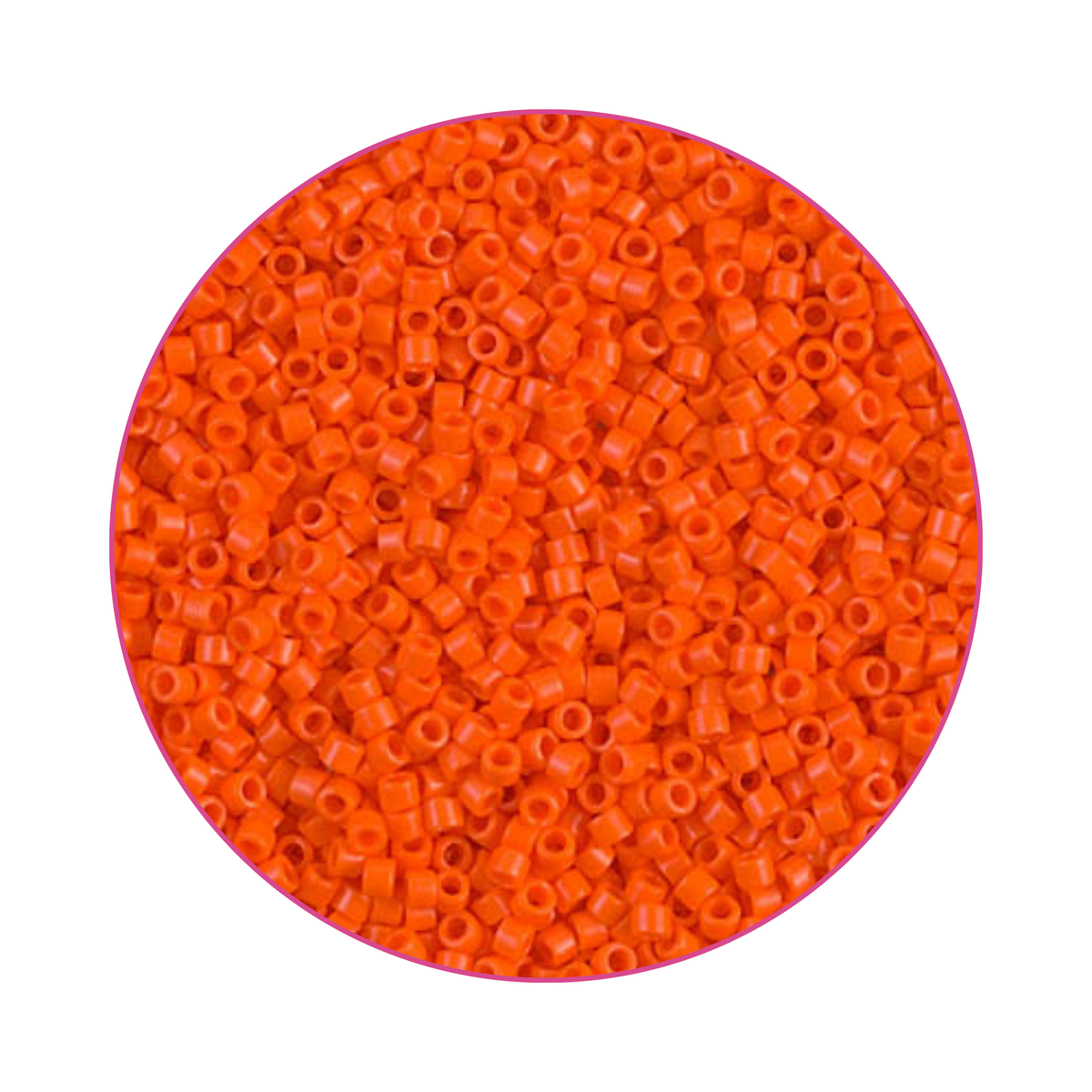 DB-0722 Miyuki Delica 11/0 Naranja Opaco