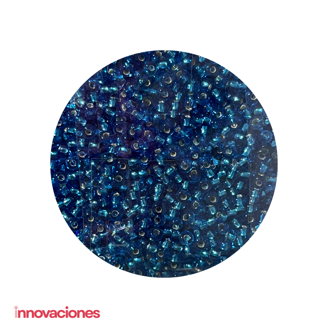 Mostacilla Checa #10 Azul Marino Brillante