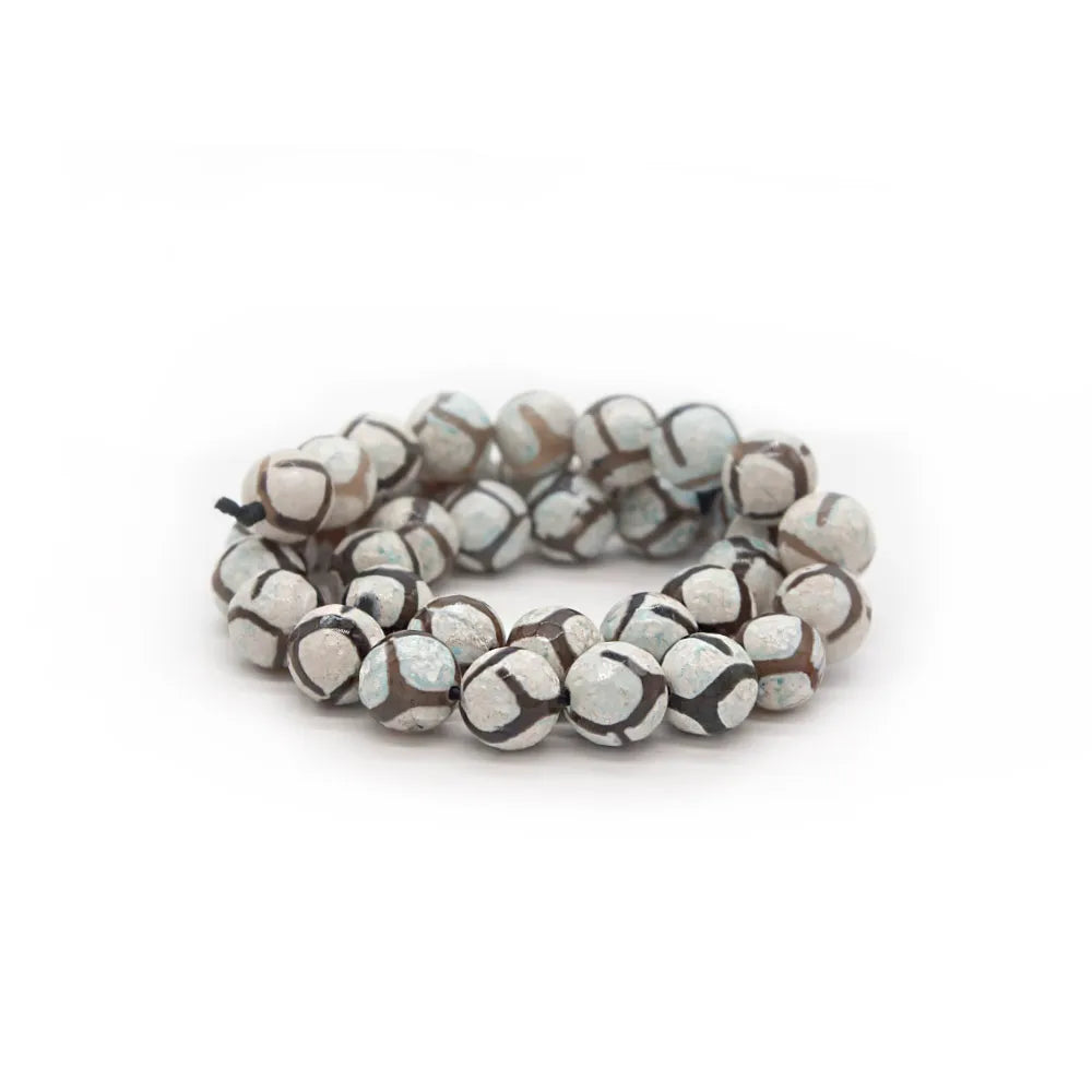 Piedra Semipreciosa – Agata Facetada Gris