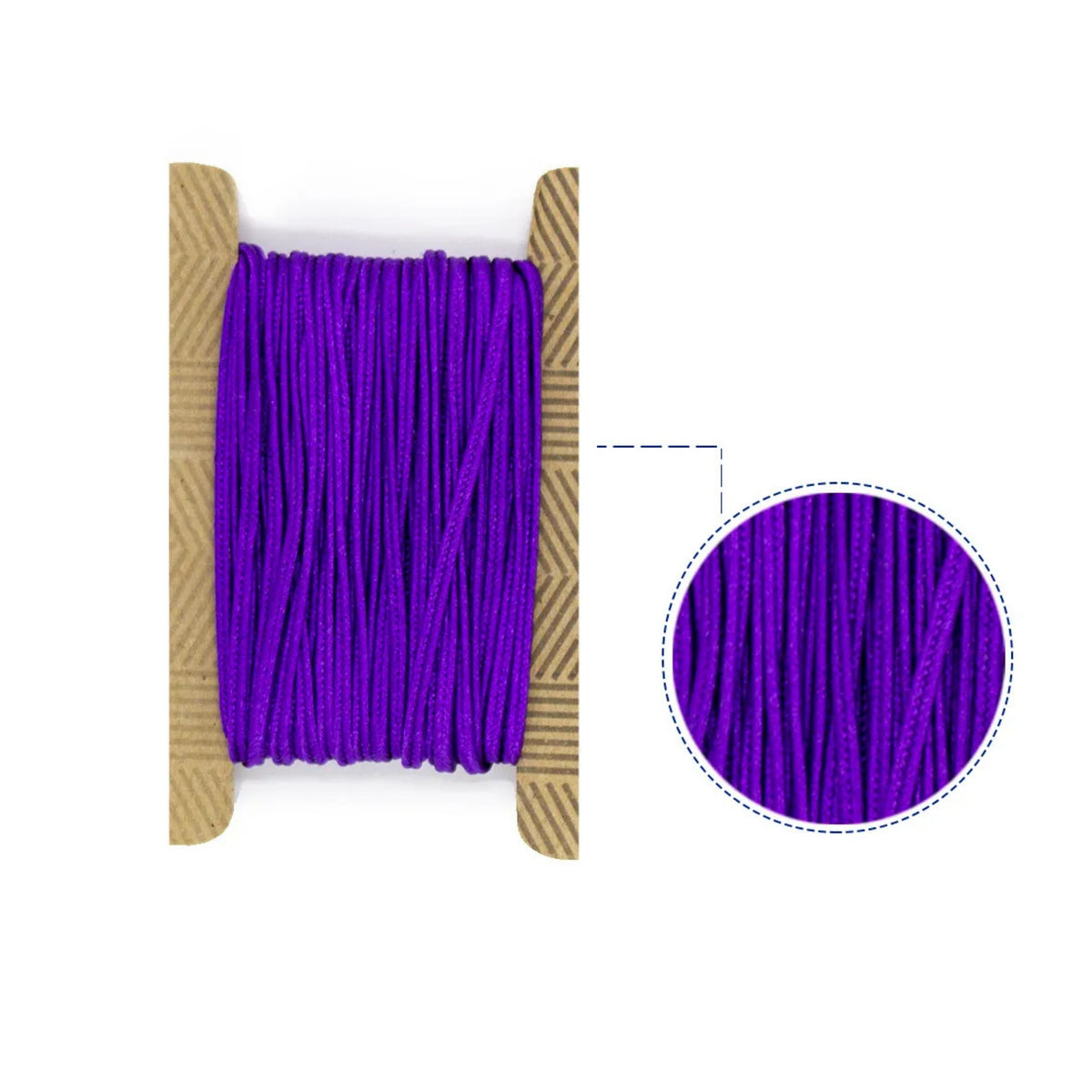 Cordón Chino Soutache  Purple Dark Lumi/Morado Oscuro Brillante CS028